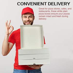 <span class=keywords><strong>Pizza</strong></span> bianca fatta in casa e scatole di carta artigianale per i tuoi progetti creativi e pizze - Product Image 6