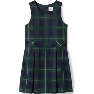 FOXA Girls Plaid <b>Jumper</b> Uniform School Wear Woven <b>Plain</b> Weave Fabric with Needle Detection - Product Image 1