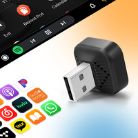 Rhythm Mini Ultra Wireless Carplay Dongle Plug and Play Channel Commande au volant filaire vers USB sans fil