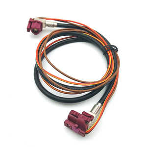 Cable de vídeo de imagen de marcha atrás de coche hembra a hembra código HSD D de 4 + 2 pines de ángulo recto para BMW - Product Image 2