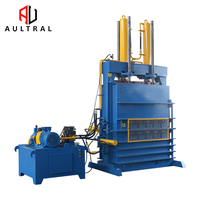 Compacteur de pneus hydraulique vertical pour papier usagé, semi-automatique, haute efficacité, avec moteur