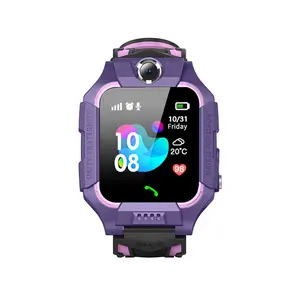 Posicionamento LBS Z6 Q19 Crianças Relógio Inteligente SIM Two-way Calling SOS Tela Sensível Ao Toque de 1.44 ''Cor Q19 Antil-perdida Smartwatch À Prova D' Água