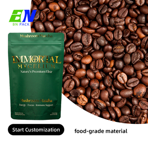 Custom Printed Cereal Packaging Three Side Seal Pouch With Gold Foil Stamped Moisture Proof Flexible Packaging - Product Image 1