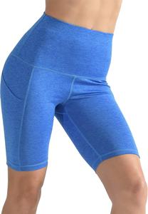 2025 pantalones cortos para mujer, pantalones cortos de botín de alta calidad para mujer, pantalones cortos de entrenamiento de Color liso personalizados para mujer - Product Image 5
