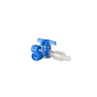 Vanne jetable à trois voies de bonne qualité Luer Valve PC matériel accessoires