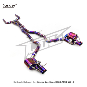Sistema de Escape Catback de Titanio de Fábrica para Mercedes-Benz E63/E63S AMG W213 4.0TT 2016-2023, Válvula de Escape OEM de Fijación Directa - Product Image 2