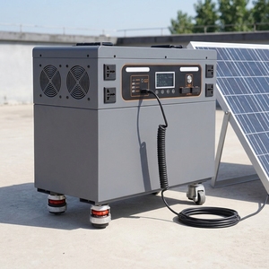 Station d'alimentation portable 3500W, système de stockage d'énergie avec batterie 25.6V 125Ah, alimentation de secours mobile pour urgences extérieures, Chine - Product Image 4