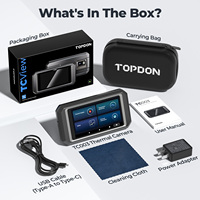 TOPDON TC003 Nouvelle Arrivée Caméra Thermique Infrarouge Professionnelle Portable Haute Résolution 5 Pouces Android pour Voiture