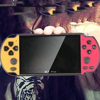 Console de jeux vidéo portable X7 Plus avec manette, console de jeux rétro, écran de 5,1 pouces, prise en charge de la caméra, consoles de jeux