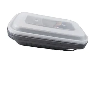 Disposable Custom plastic food container Microwaveable colorful Plastic Food Container With Lid