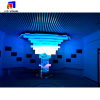 Affichage LED flexible intérieur personnalisé pour les centres commerciaux avec fonction d'animation et graphique SDK intégré