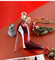 Décanteur de vin de bouteille en verre de forme à talons hauts Offre Spéciale transparent de luxe de bonne qualité