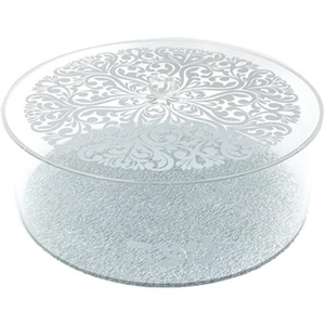 Boîte à Matzah <span class=keywords><strong>en</strong></span> Lucite Judaica avec couvercle <span class=keywords><strong>en</strong></span> similicuir blanc et poignée à nœud - Product Image 2