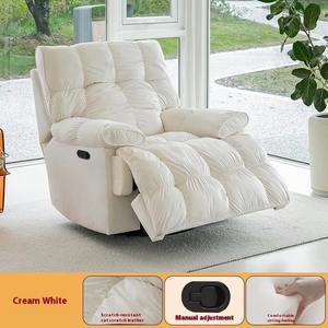 Canapé inclinable convertible haut de gamme <span class=keywords><strong>en</strong></span> tissu rembourré, <span class=keywords><strong>fauteuil</strong></span> à bascule multi-positions et <span class=keywords><strong>lit</strong></span> gigogne pour espaces de vie - Product Image 2