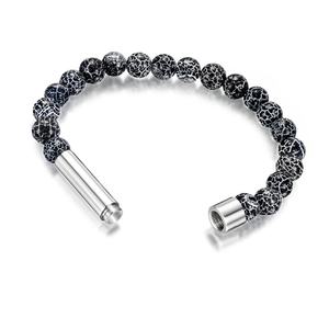 Pulsera de cuentas de chakra, piedra de <span class=keywords><strong>lava</strong></span> natural, 7 puntos - Product Image 5