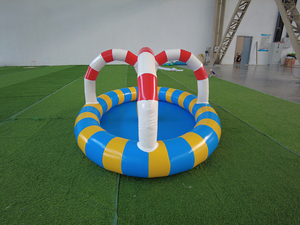 WINSUN Piscine gonflable personnalisée en forme de canard pour la pêche, utilisation commerciale, location, lagune gonflable extérieure pour enfants, été, jardin - Product Image 3