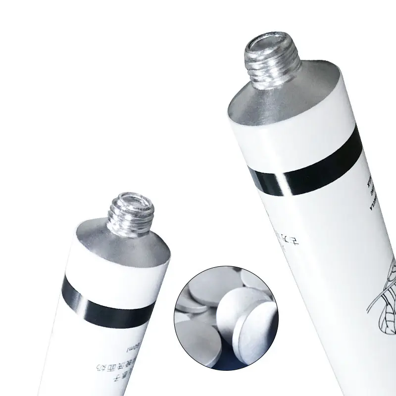 Tubo di crema per le mani di dentifricio di lusso di alta qualità che imballa il tubo cosmetico di alluminio del contenitore pieghevole