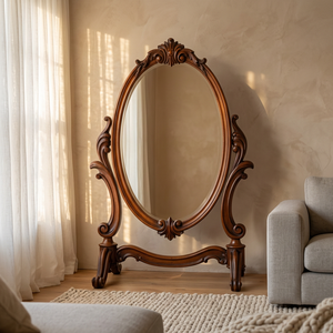 Wholesale Modern Antique Lace Decorative Wall <b>Mirrors</b> for Bathroom Living Room Entrance Hall Luxury Home Decor - Product Image 3