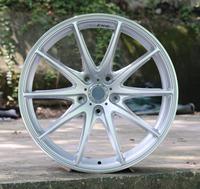 LEOHO Nuevas Llantas de Aleación de Aluminio 4x100 5x100 5x108 5x110 5x112 5x114.3 5x120 de 16 17 18 19 Pulgadas para Autos de Pasajeros con Bujes Cóncavos