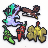 Joli patch en PVC personnalisé, logo brodé 3D en silicone, de haute qualité, durable, en caoutchouc, pour personnalisation