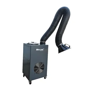 Industrial Portable Dust Collector 1.5KW Mobile Welding Fume Smoke Extractor