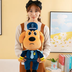 Xerife Durbin <span class=keywords><strong>Labrador</strong></span> Cute Cartoon Adventure Detective <span class=keywords><strong>Police</strong></span> Dog Plush Toy Série de presente das crianças de brinquedos de pelúcia - Product Image 6