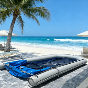 Plataforma Flotante Inflable de PVC Resistente con Tecnología Drop Stitch, Tamaño Personalizado, para Surf y Moto Acuática - Product Image 6