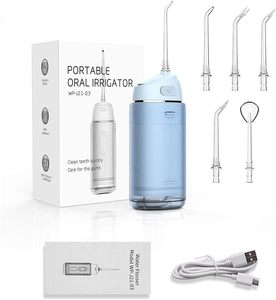 Flosser Dental de agua eléctrico inalámbrico portátil 360 rotación 180 ML tanque de agua 3 modos IPX7 impermeable 360 rotación Oral - Product Image 6