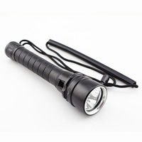 Lampe torche de plongée étanche en aluminium rechargeable, 5 ou 3 LED T6, lumière blanche puissante, 30W 50W