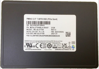 Untuk Samsung Original PM9A3 MZQL27T6HBLA-00A07 7.68TB PCIe Gen4 X4 NVMe U.2 2.5" Enterprise SSD SED