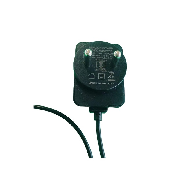 12V1A India Power Plug With BIS