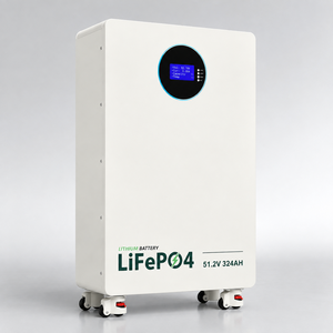 Batterie solaire LiFePO4 sur pied de 16 kWh, 8000+ cycles à 80 % DOD pour système de stockage d'énergie solaire résidentiel - Product Image 1