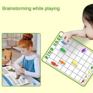 Gioco Educativo di Conteggio e Abbinamento <span class=keywords><strong>con</strong></span> <span class=keywords><strong>Dinosauri</strong></span> Arcobaleno, Tazze per la Classificazione dei Colori e Allenamento Logico - Product Image 4