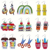 8 paires de boucles d'oreilles pendantes carotte de Pâques pour femmes, en acrylique scintillant, bijoux animaux printaniers, mignonnes pour fête de jardin