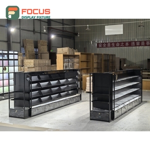 Customized Brand Store Lockable Wall Shelving Factory Beauty Retail Design - Product Image 2