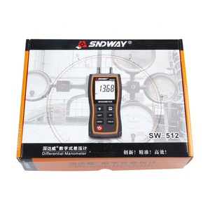Manomètre différentiel numérique <span class=keywords><strong>portable</strong></span> SNDWAY avec écran LCD, jauge de pression d'air - Product Image 6