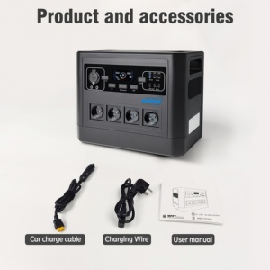 Estaciones de Energía Portátiles de 2000W, Batería LiFePO4, Batería Externa de Gran Capacidad, Almacenamiento de Energía Móvil para Exteriores, Fuente de Alimentación para el Hogar (UE) - Product Image 4