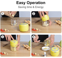 Mini hachoir à viande électrique multifonction Usb sans fil automatique portable sans fil pour la cuisine domestique