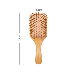 <span class=keywords><strong>Brosse</strong></span> à cheveux ronde à poils <span class=keywords><strong>de</strong></span> <span class=keywords><strong>sanglier</strong></span> doux et naturels <span class=keywords><strong>Brosse</strong></span> à cheveux à manche en bois <span class=keywords><strong>de</strong></span> bambou organique et sain - Product Image 3