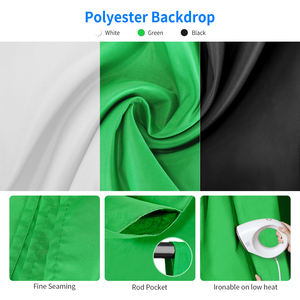 Equipo <span class=keywords><strong>de</strong></span> <span class=keywords><strong>estudio</strong></span> fotográfico NEEWER, juego <span class=keywords><strong>de</strong></span> fondos <span class=keywords><strong>de</strong></span> 2 x 3 m, soporte para fondo, softbox, kit <span class=keywords><strong>de</strong></span> iluminación con paraguas, cabezal <span class=keywords><strong>de</strong></span> luz LED <span class=keywords><strong>de</strong></span> 45 W - Product Image 4