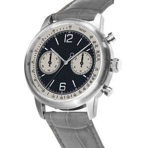 Chronographe montre-bracelet cadran panda bracelet en cuir véritable <span class=keywords><strong>vk64</strong></span> chronographe montre hommes - Product Image 1