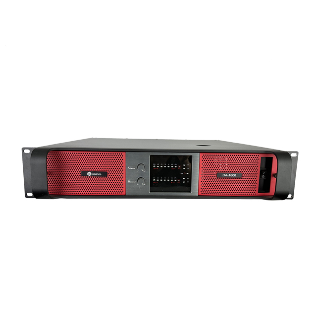 2 Channel Speaker Power Amplifier 1300 Watts Professional Power Amplifier Power Supply