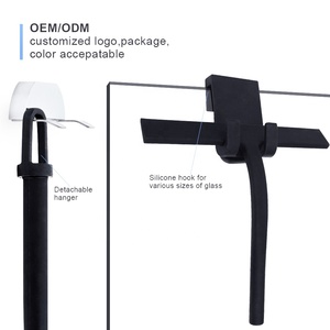 Tergivetro Multiuso in Acciaio Inossidabile per Vetri Auto, Porte e Finestre, con Lama in Gomma Siliconica, per Pulizia Finestre e <span class=keywords><strong>Doccia</strong></span> - Product Image 5