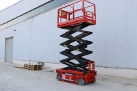Plateforme de levage à ciseaux hydraulique fixe pour entrepôt, élévateur de fret 6m, norme CE / UE