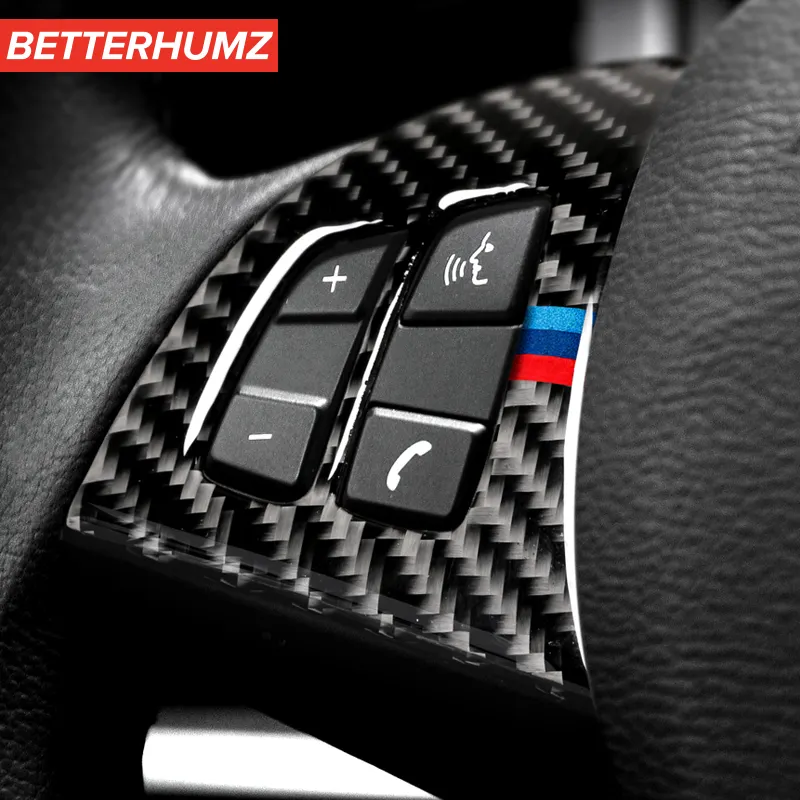 Auto Teile Auto Lenkrad Tasten Abdeckung Trim Auto Innen Zubehör Dekoration Für BMW X5 X6 E70 E71 2009-2013 zubehör