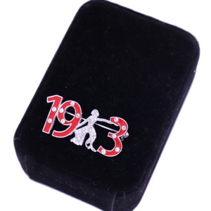 Organisation universitaire cristal rouge <span class=keywords><strong>Fortitude</strong></span> 1913 Delta Sigma sororité broche grec J13 événements lettre grecque broche bijoux - Product Image 5