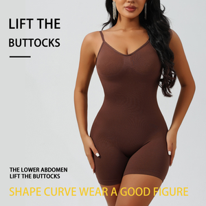 Body gainant sans couture de haute qualité pour <span class=keywords><strong>femme</strong></span> avec contrôle du ventre, effet push-up fessier, entrejambe ouvert et <span class=keywords><strong>invisible</strong></span> - Product Image 2