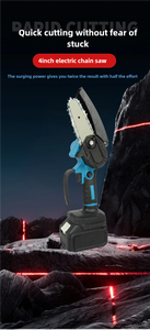 <span class=keywords><strong>Mini</strong></span>-tronçonneuse <span class=keywords><strong>sans</strong></span> <span class=keywords><strong>fil</strong></span> portative 21V au lithium de 4 pouces, 13000 tr/min, pour bricolage, usage domestique et extérieur sur le bois - Product Image 2