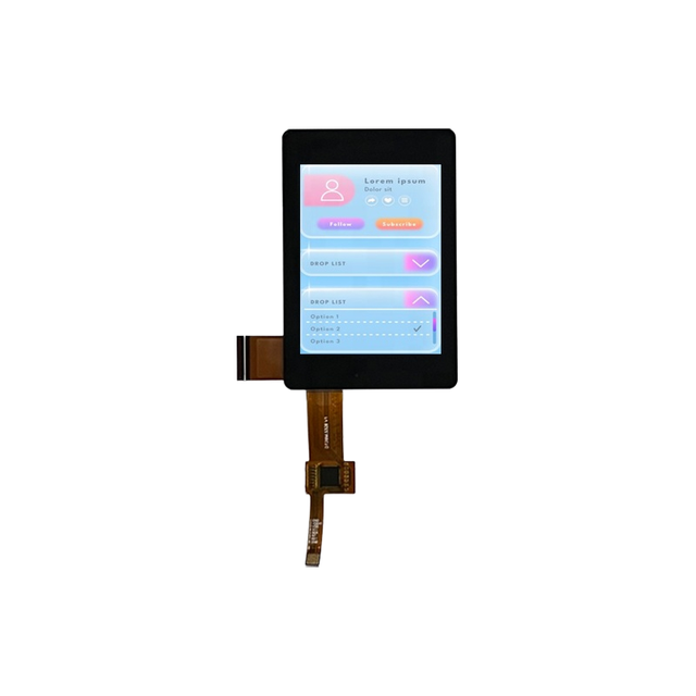 Membrane Switch with Transflective LCD Sunlight Readable Driver IC Capacitive Touch Medical/Industrial Grade