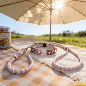 Correa de Nailon Trenzada Resistente para Perros, Hecha a Mano, para Pasear, Entrenar y Actividades al Aire Libre, con Gancho de Metal, <span class=keywords><strong>2026</strong></span> - Product Image 4